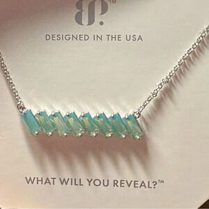 Necklace by Bomb Party Mint Spinel Rhodium Plating for Women